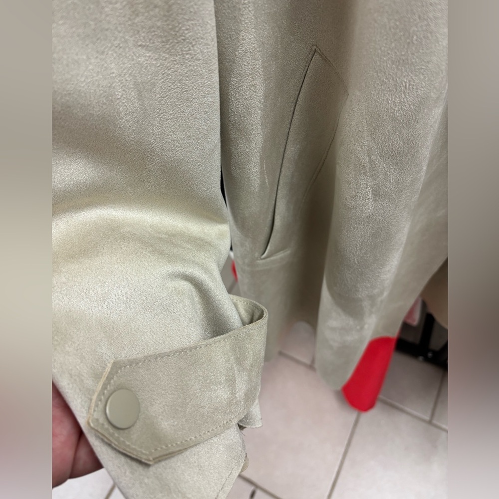 Pull&Bear Tan Trench Coat Classic Tailored Design - Picture 3 of 7